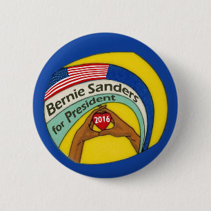 Bernie Sanders for President 2016 6 Cm Round Badge