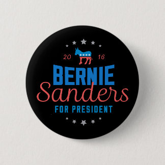 Bernie Sanders for President 2016 6 Cm Round Badge