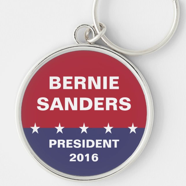 BERNIE SANDERS for President 2016 Key Ring (Front)