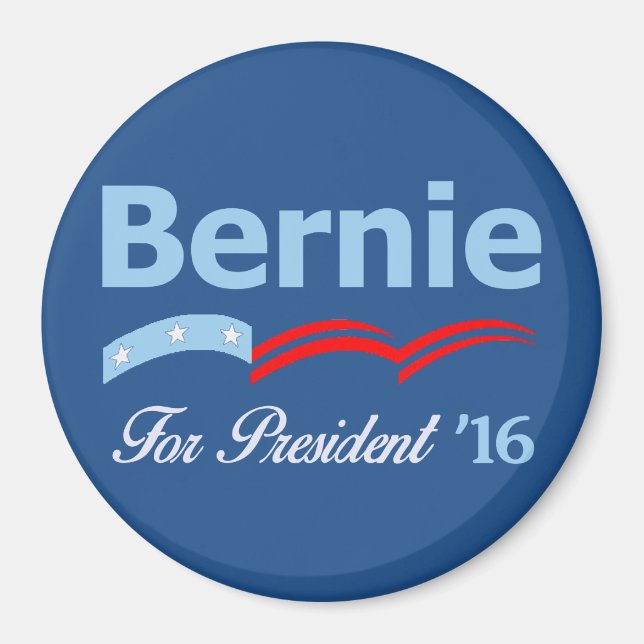 Bernie Sanders For President 2016 Magnet (Front)