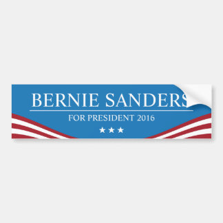 Bernie Sanders for President 2016 Modern Bumper Sticker