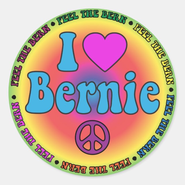 Bernie Sanders for President Classic Round Sticker (Front)