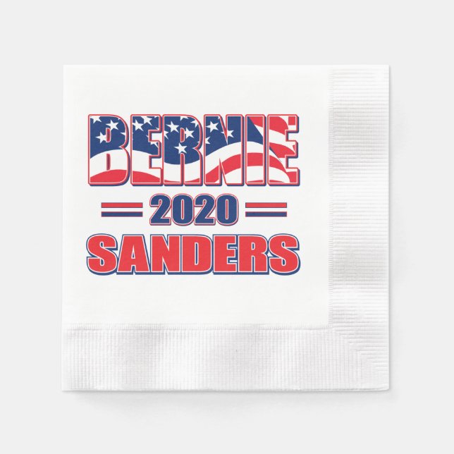 Bernie Sanders for President in 2020 Napkin (Front)