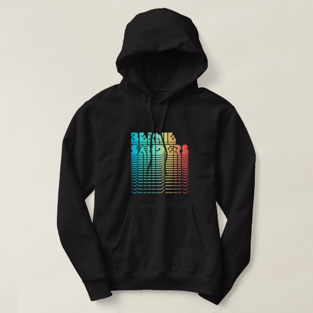 Bernie Sanders Hoodie Retro (Design Front)