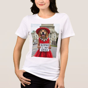 Bernie Sanders is My Hero T-Shirt Tri-Blend Shirt