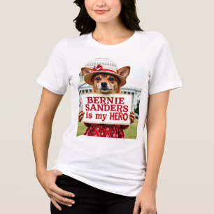 Bernie Sanders is My Hero T-Shirt Tri-Blend Shirt