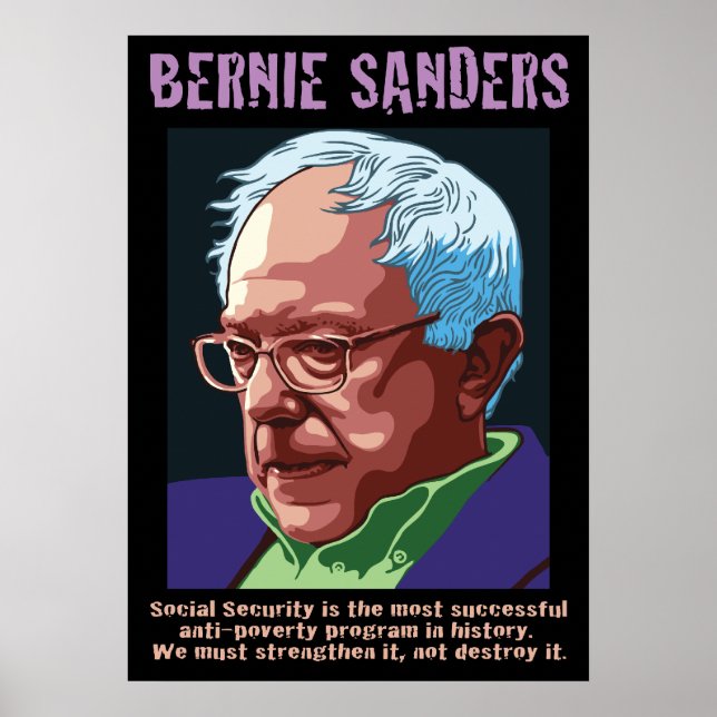 Bernie Sanders Poster (Front)