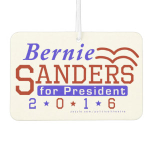 Bernie Sanders President 2016 Election Democrat Car Air Freshener