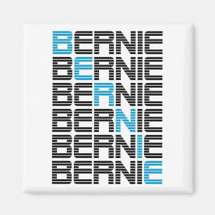 BERNIE sanders textStacks Magnet