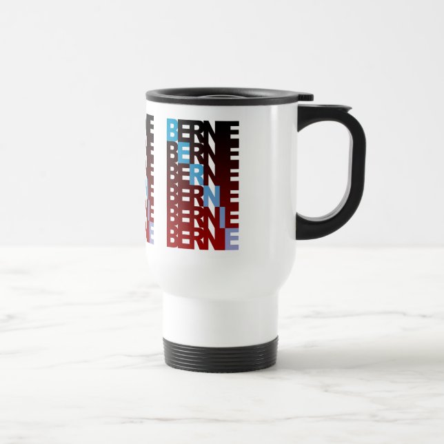 BERNIE sanders textualBern Travel Mug (Right)