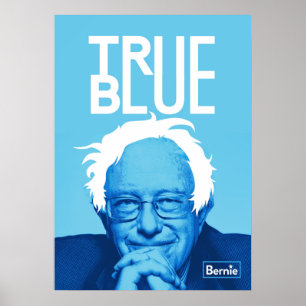 Bernie Sanders "True Blue" Poster