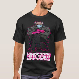 Bernie Sanders Valentine s Day Meme Smitten for th T-Shirt