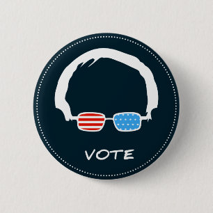 Bernie Sanders - Vote! 6 Cm Round Badge