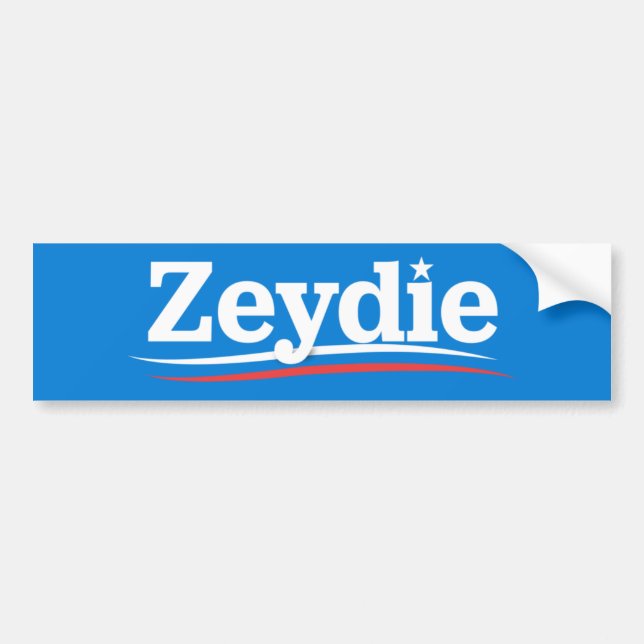 Bernie Sanders Zeydie Bumper Sticker (Front)