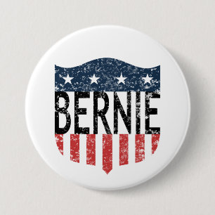 BERNIE stars and stripes 7.5 Cm Round Badge