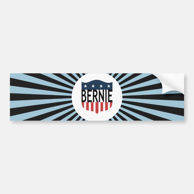 BERNIE stars and stripes Bumper Sticker (Front)