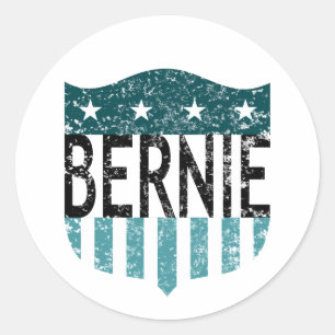 BERNIE stars and stripes Classic Round Sticker
