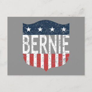 BERNIE stars and stripes Postcard