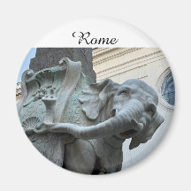 Bernini's Elephant and Obelisk - Rome Italy