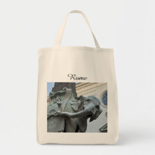 Bernini's Elephant and Obelisk - Rome Italy Tote Bag