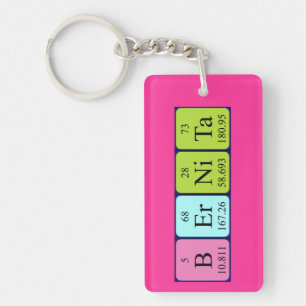Bernita periodic table name keyring