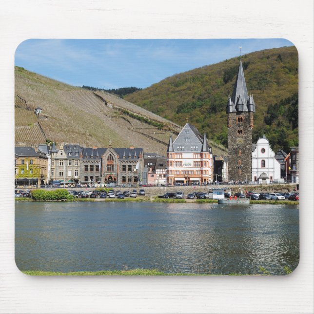 Bernkastel-Kues an der Mosel Mouse Pad (Front)
