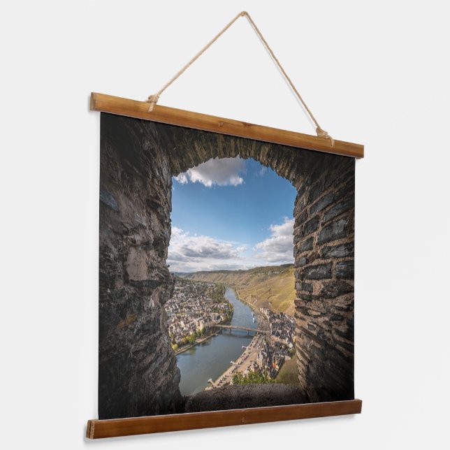 Bernkastel-Kues Germany Hanging Tapestry (Angled)