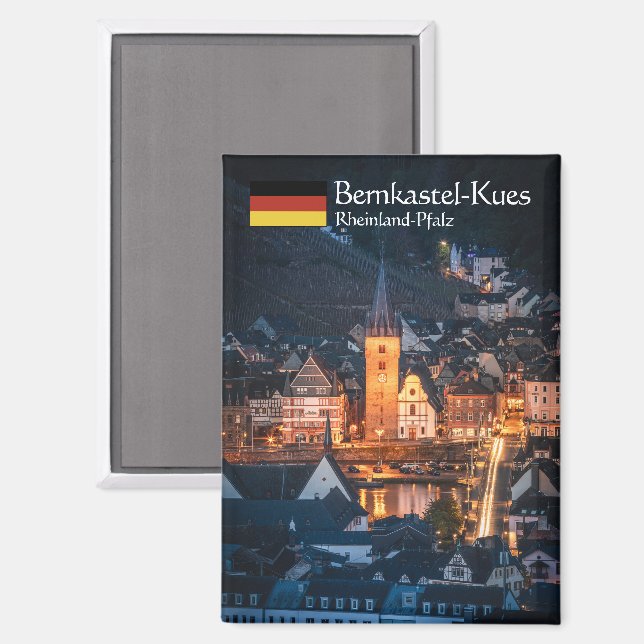 Bernkastel-Kues Souvenir Magnet (Front/Back)