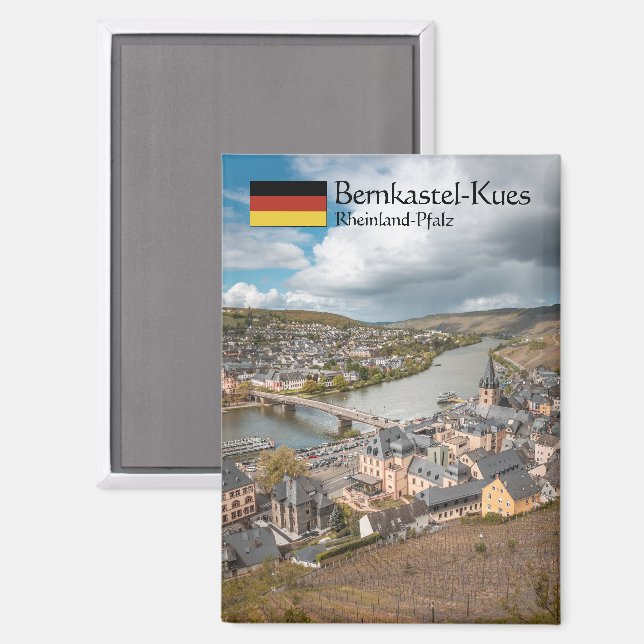 Bernkastel-Kues Souvenir Magnet (Front/Back)