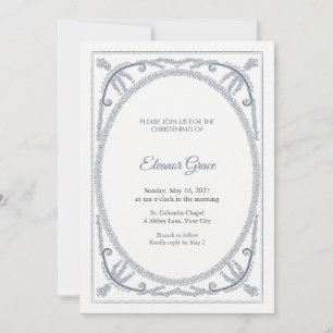 Berried Missal Christening Invitation