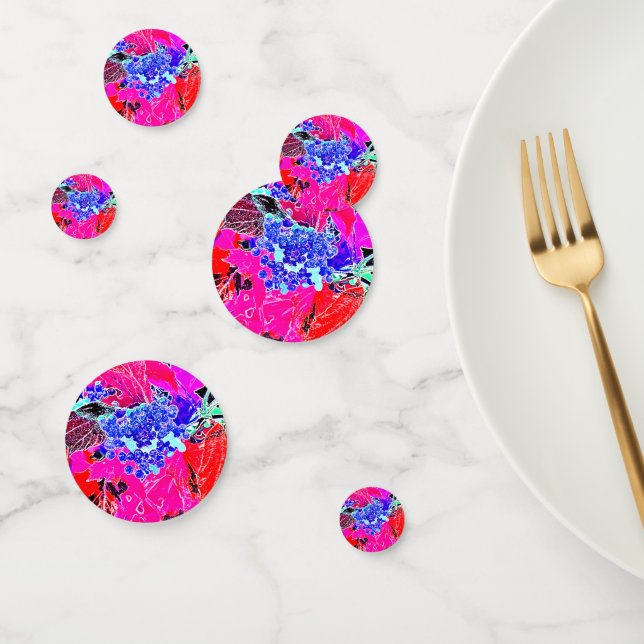 BERRIES AND LEAVES CONFETTI (Group)