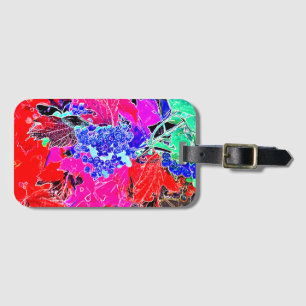 BERRIES AND LEAVES LUGGAGE TAG