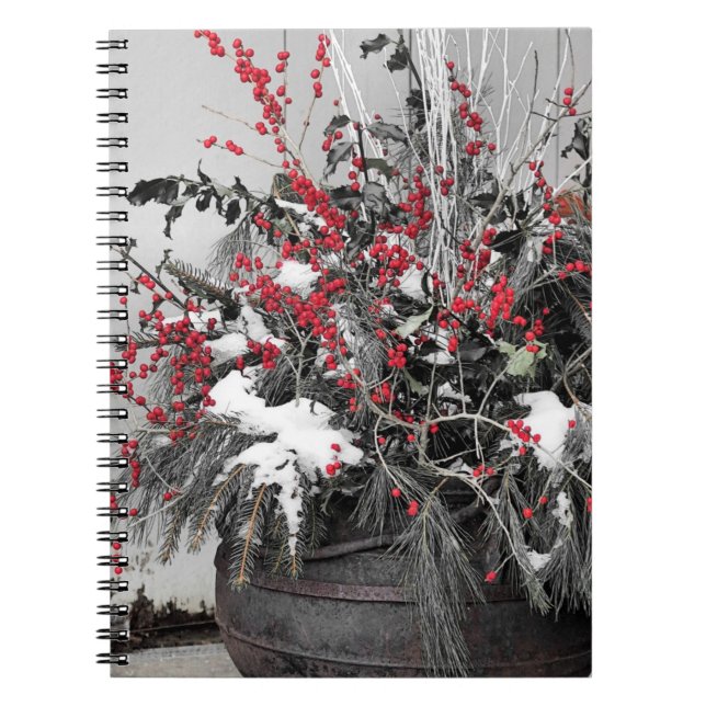Berries and pines - notebook (Front)