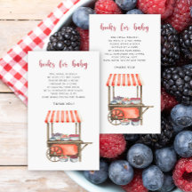 Berries cart - books for baby Baby shower