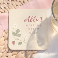 Berries & Flowers Nesting Party Girl Baby Shower