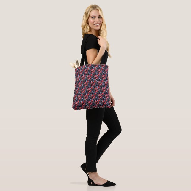 Berries Fun carry-all Tote Bag (On Model)