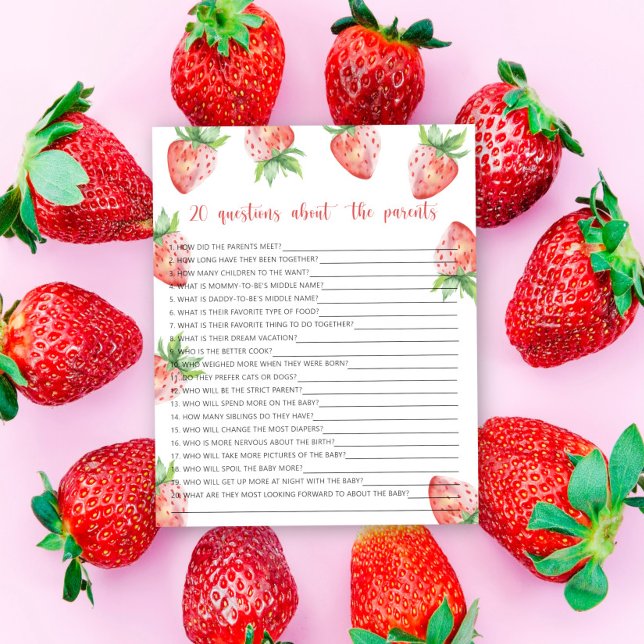 Berries - games - 20 questions about the parents (Creator Uploaded)