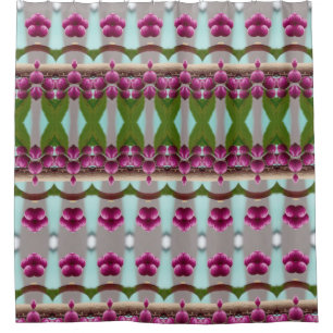 Berries Ikat 7 Shower Curtain