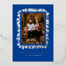 BERRIES IN FOIL FORMING FRAME OF PHOTOCARD