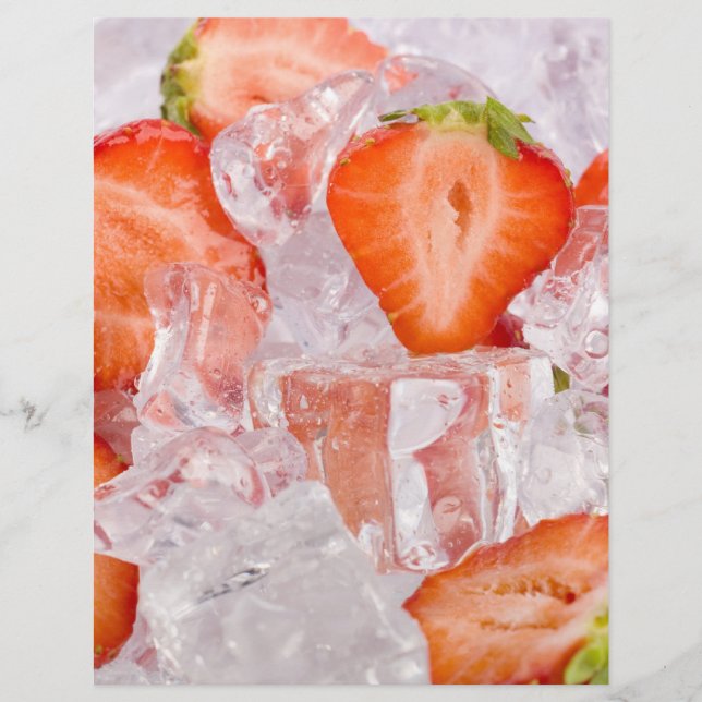 Berries in ice flyer (Front)