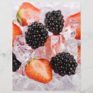 Berries in ice flyer