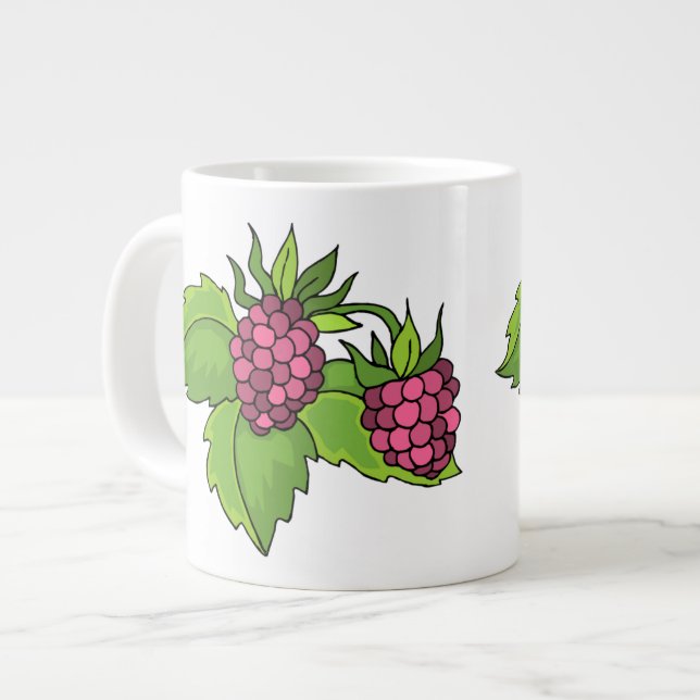 Berries Large Coffee Mug (Front Left)