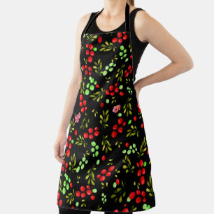 Berries Pattern Apron