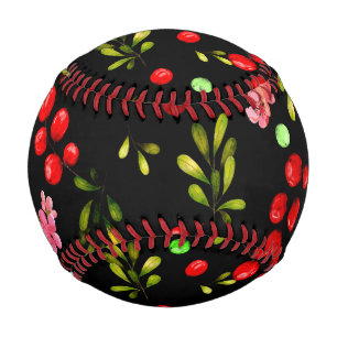 Berries Pattern Baseball