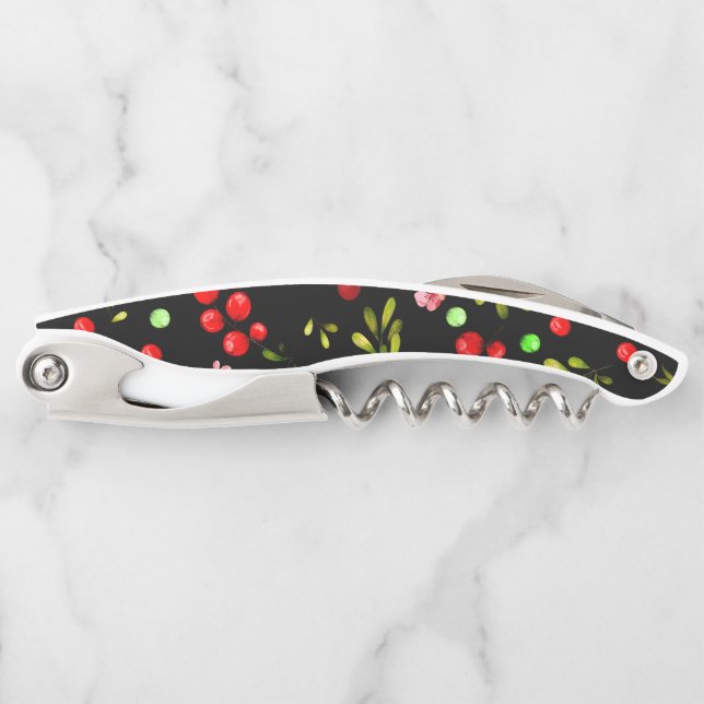 Berries Pattern Corkscrew (Front)
