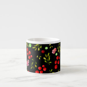 Berries Pattern Espresso Cup