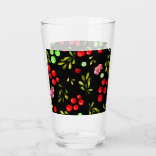 Berries Pattern Glass