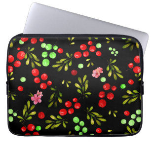 Berries Pattern Laptop Sleeve