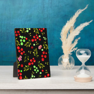 Berries Pattern Plaque