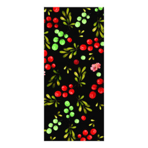 Berries Pattern Rack Card